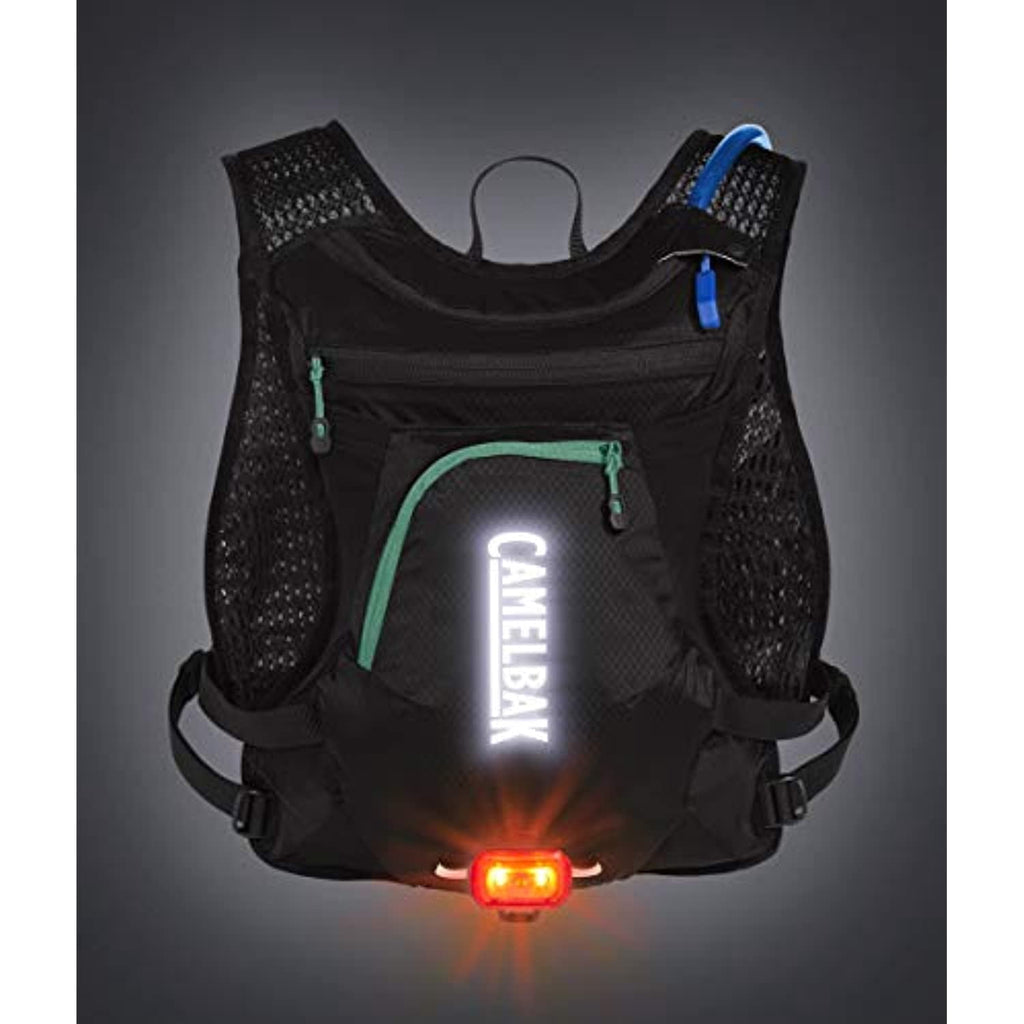 CamelBak Women's Chase Bike Vest 50oz - Hydration Vest - Easy Access Pockets, Black/Mint Edition-GRSS