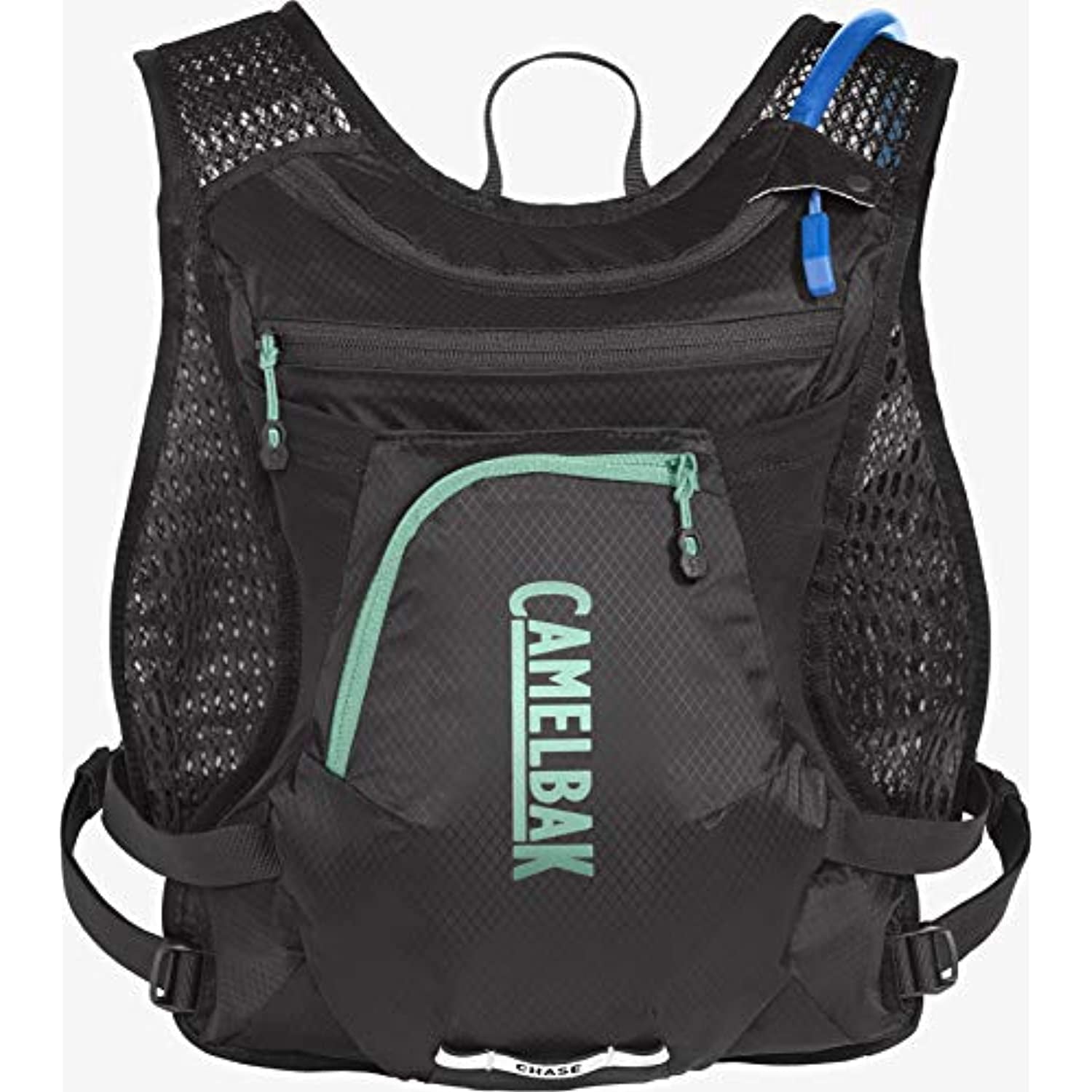 CamelBak Women's Chase Bike Vest 50oz - Hydration Vest - Easy Access Pockets, Black/Mint Edition-GRSS