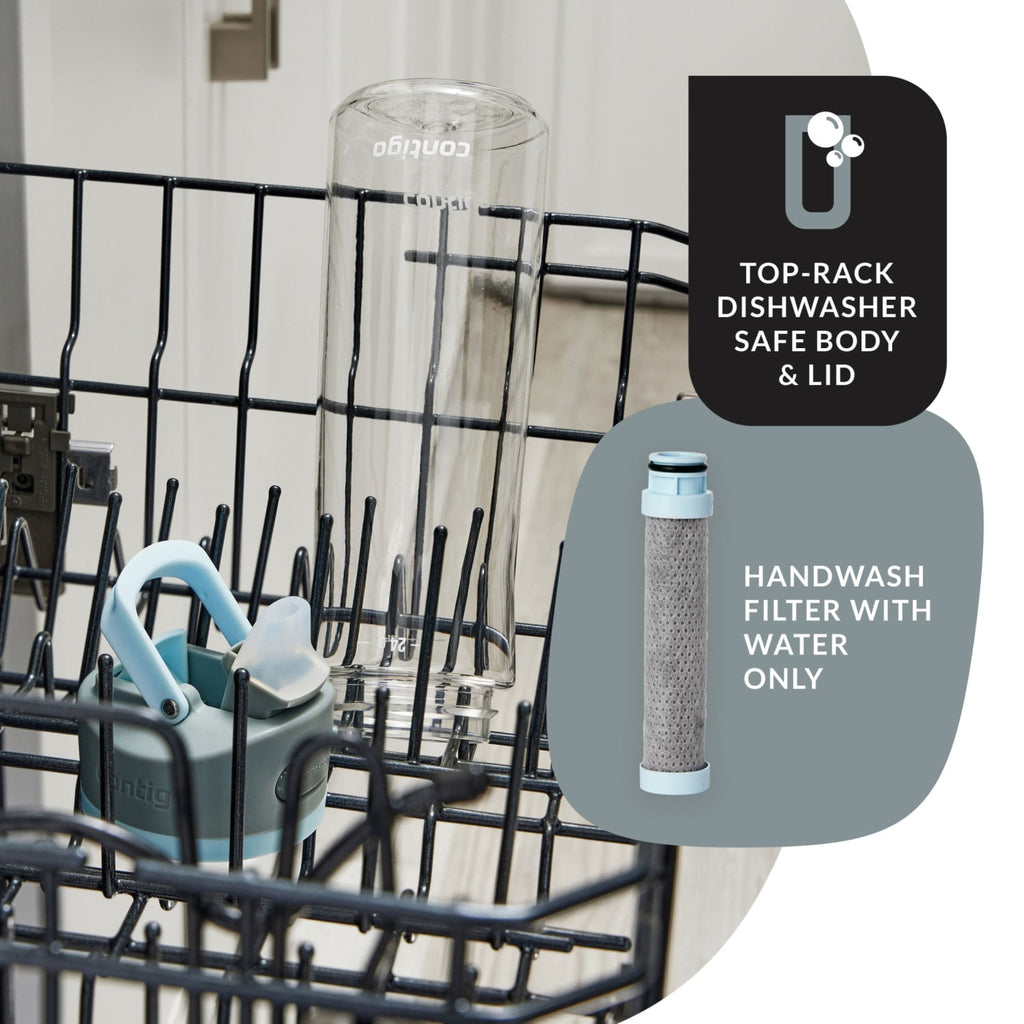Contigo 24 oz. Wells Plastic Filter Water Bottle - Salt Edition-F1JW
