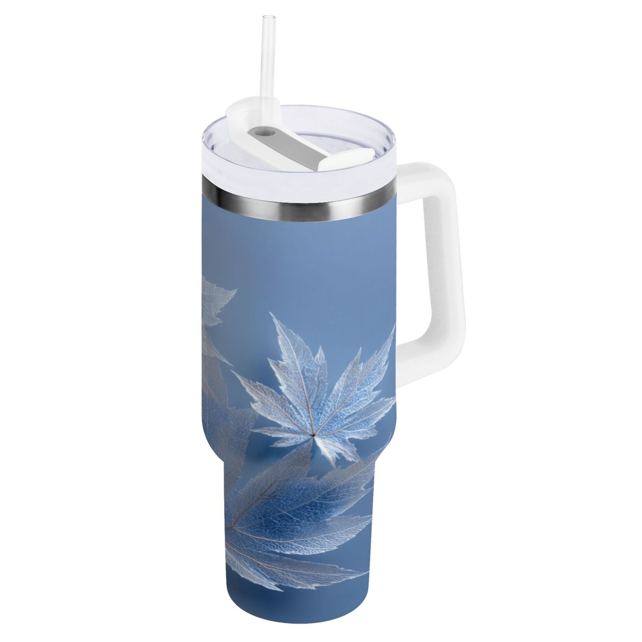 30 oz Insulated Stainless Steel Tumbler Double Wall Stainless Steel Tumbler with 2-Way Drinking Glass Mapleleaves Edition-KH36