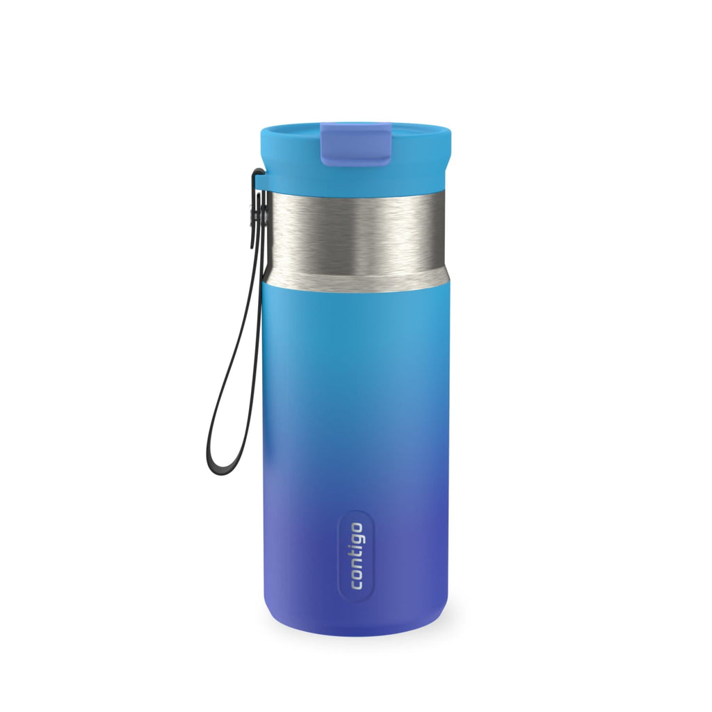 Contigo DualSip 16 oz Compact Leakproof Insulated Water Bottle with 2-Way Lid Edition-4PCB