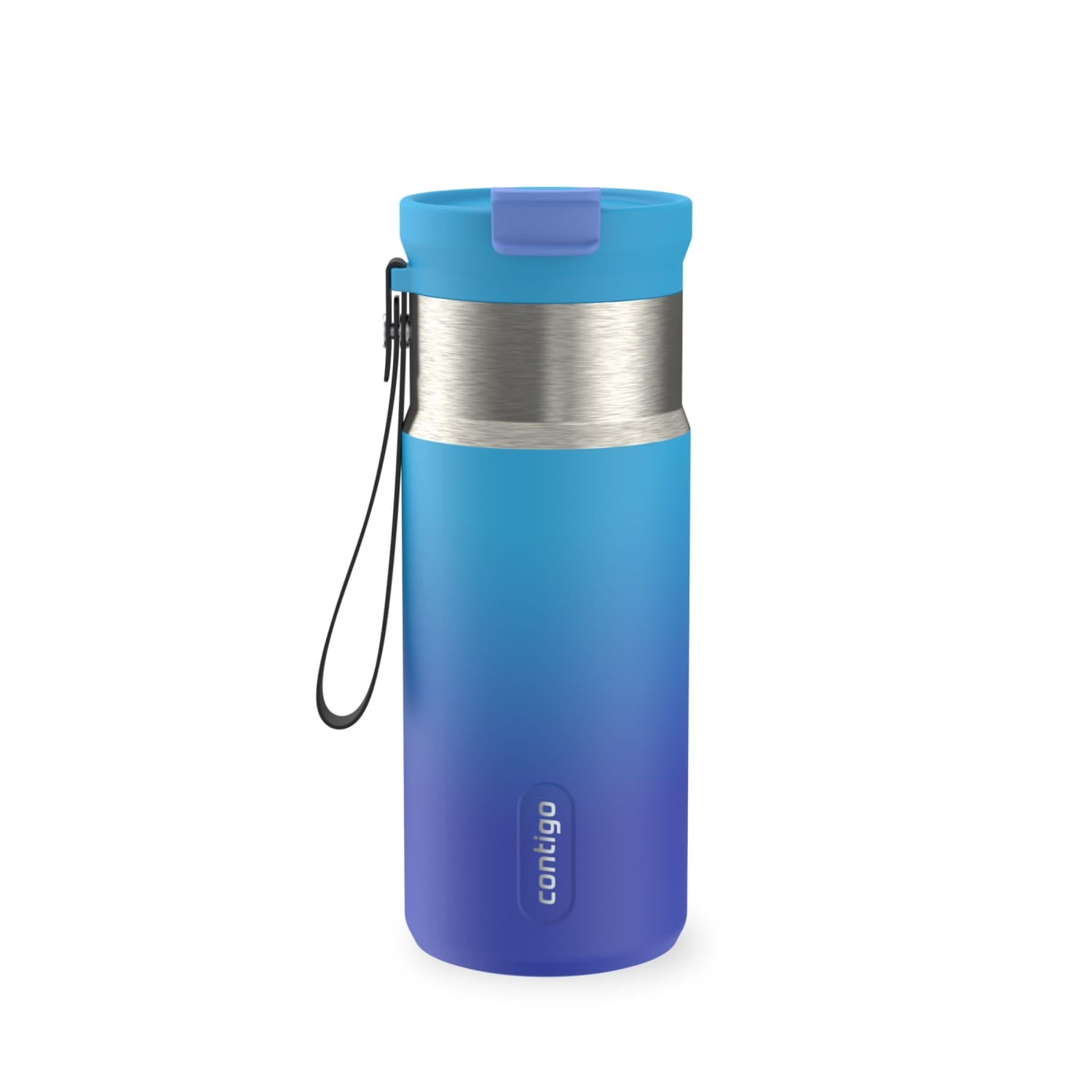 Contigo DualSip 16 oz Compact Leakproof Insulated Water Bottle with 2-Way Lid Edition-4PCB