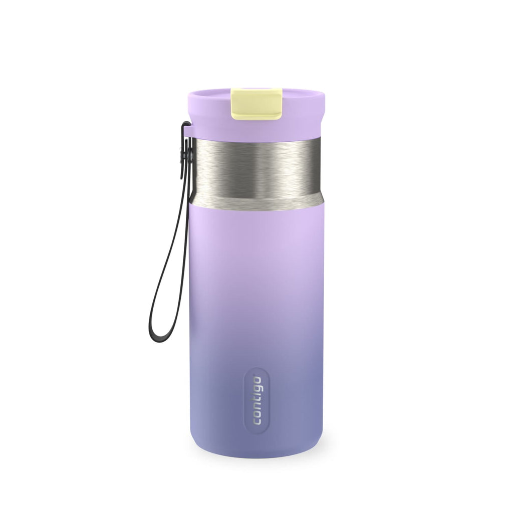 Contigo DualSip 16 oz Compact Leakproof Insulated Water Bottle with 2-Way Lid Edition-4PCB