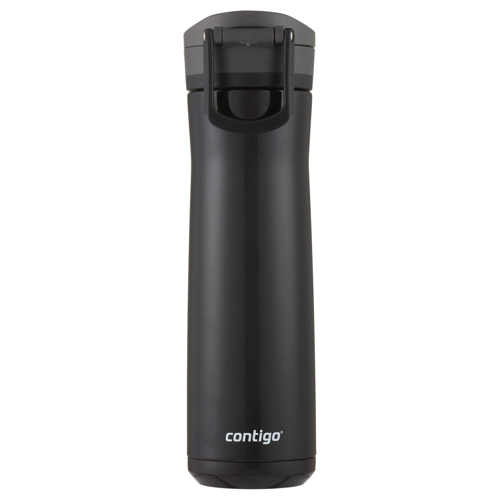 Contigo Jackson Chill  Bundle 2 Water Bottles Black 24oz and Pink  20oz with Autopop Lid Edition-F62C