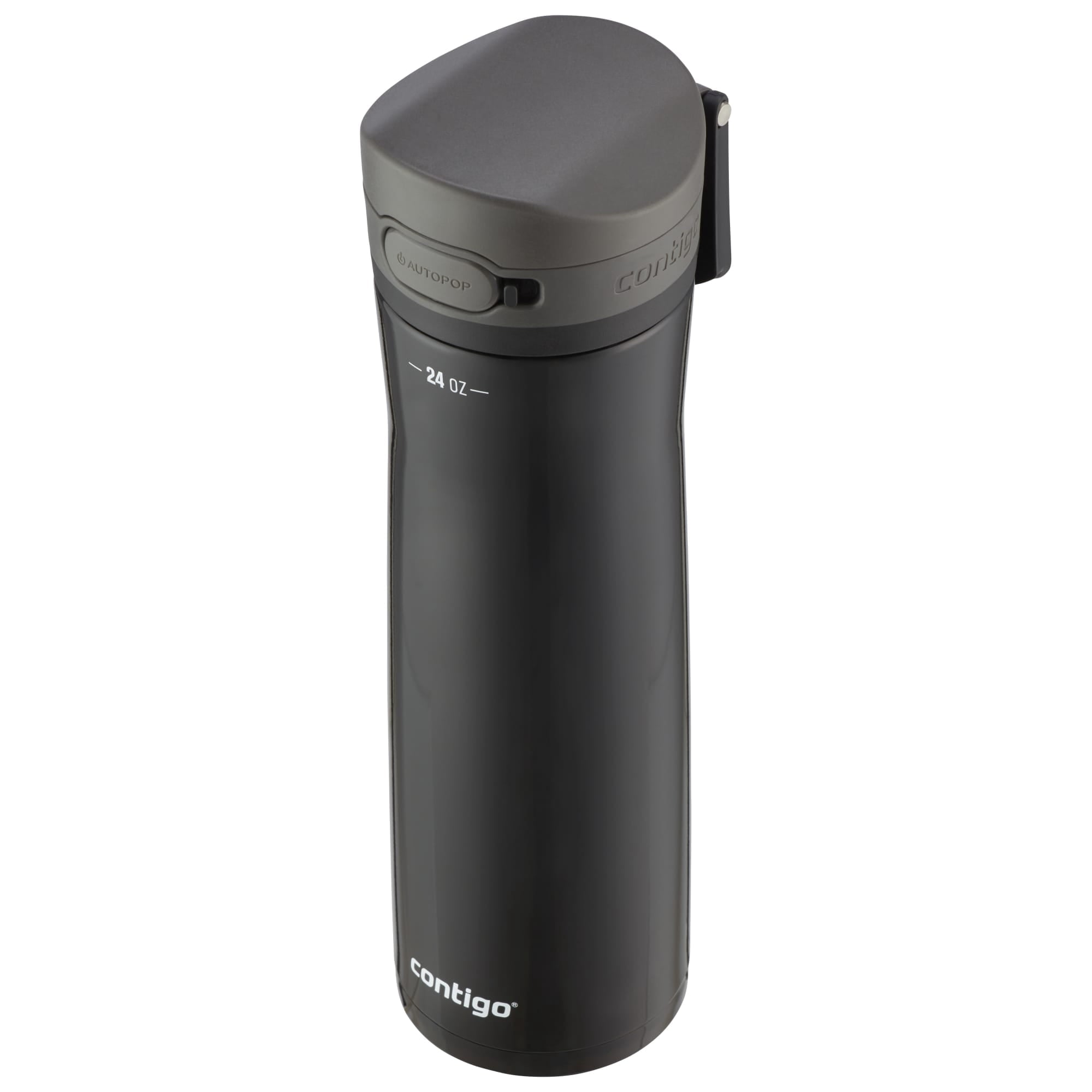 Contigo Jackson Chill  Bundle 2 Water Bottles Black 24oz and Pink  20oz with Autopop Lid Edition-F62C