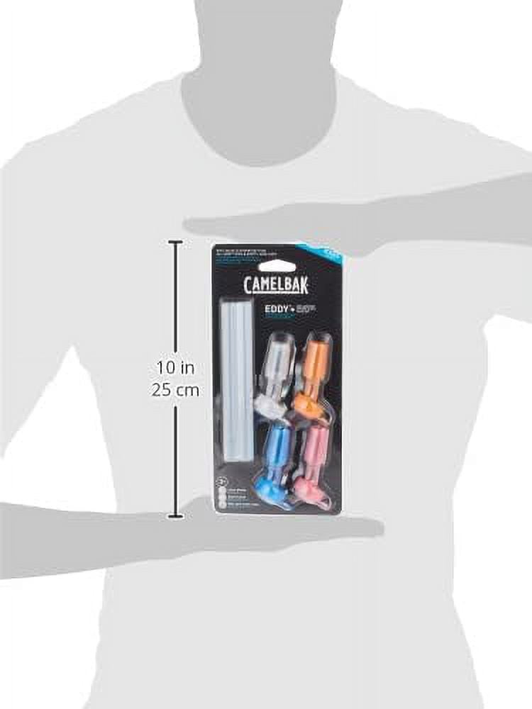 CamelBak eddy+ Kids 4-pack, Bite Valve &amp; Straws, Multi Color Edition-T87L