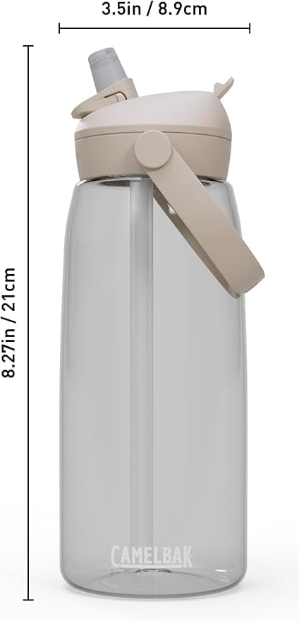 Camelbak Thrive™ Flip Straw Water Bottle 32oz, Clear Edition-3OCC