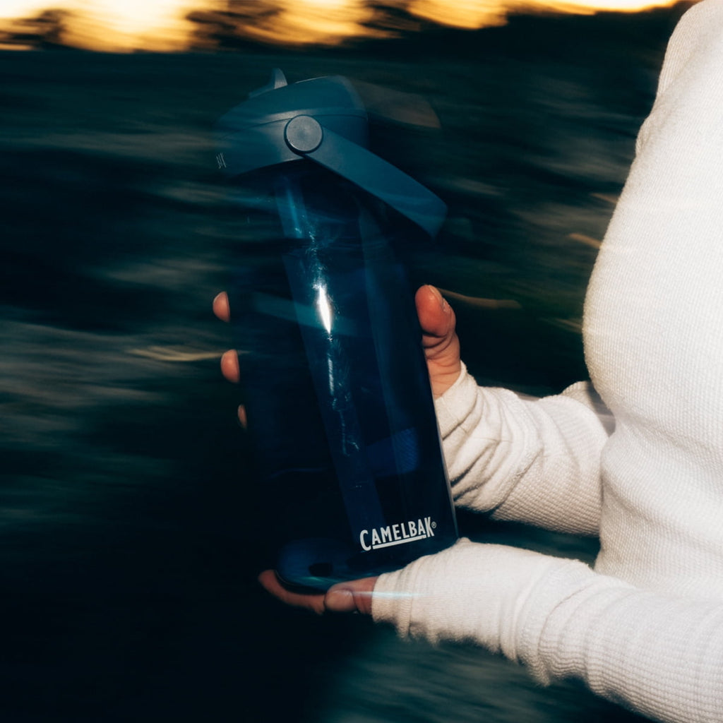 Camelbak Thrive Flip Straw 20oz Water Bottle, Charcoal Edition-MJVI