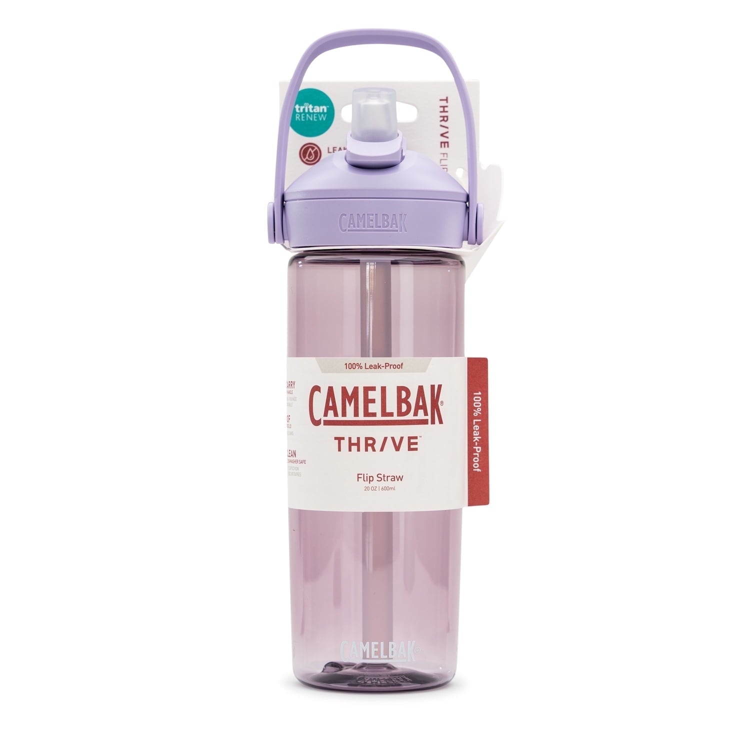 Camelbak Thrive Flip Straw 20oz Water Bottle, Charcoal Edition-MJVI