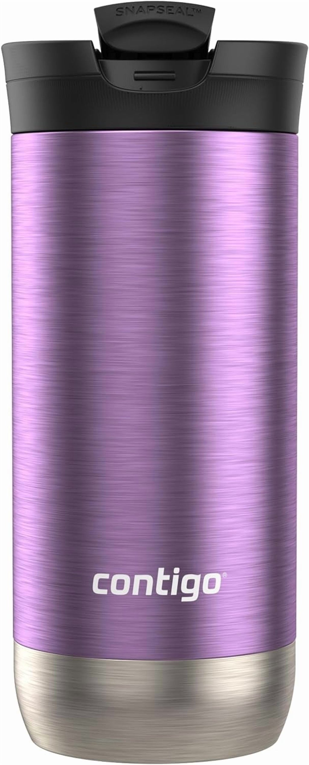 Contigo Huron SnapSeal Insulated Travel Tumbler, Purple Panzy Color 16 oz (473 mL) Edition-H8VB