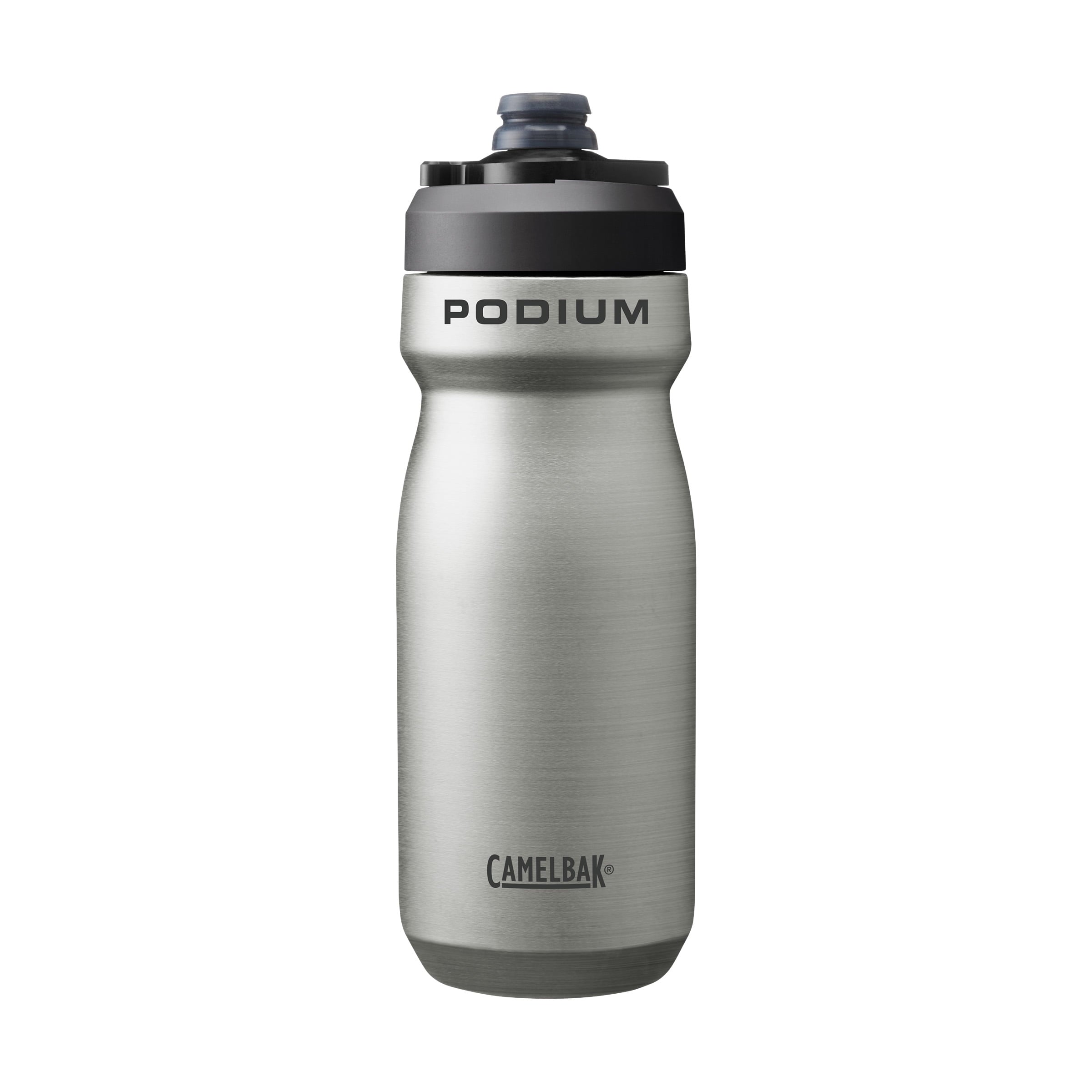 CamelBak Podium 18oz Insulated Stainless Steel Bike Water Bottle, Stainless Edition-DYHM