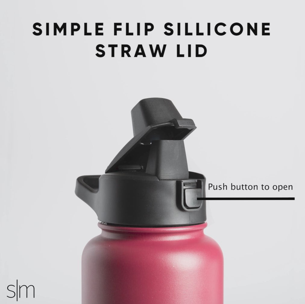 Simple Modern 64 Fluid Ounces Plastic Summit Water Bottle with Straw Lid - Malibu Edition-WWRU