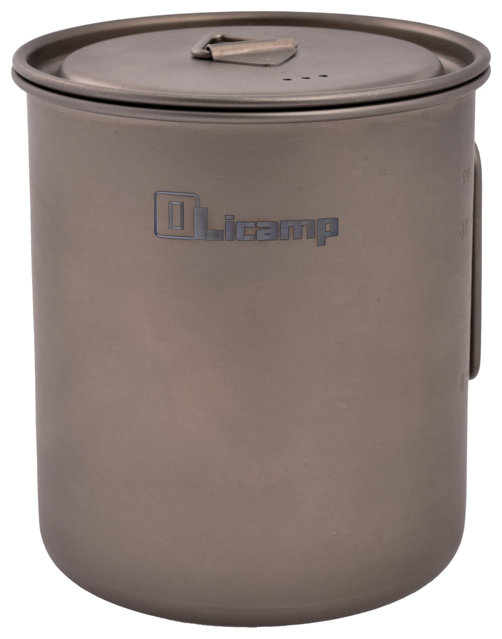 Olicamp Titanium Space Saver Mug with Lid, Nests Nalgene Bottle Inside, Lightweight and Compact, Perfect for Camping and Backpacking, 750mL Edition-U8W5