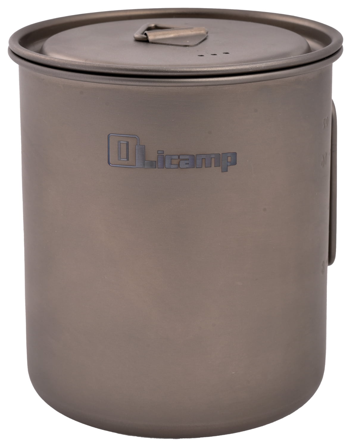 Olicamp Titanium Space Saver Mug with Lid, Nests Nalgene Bottle Inside, Lightweight and Compact, Perfect for Camping and Backpacking, 750mL Edition-U8W5