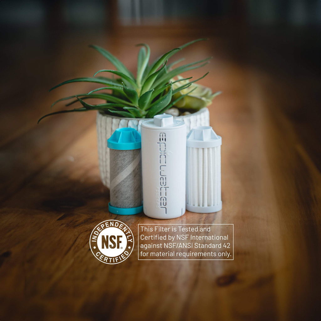 Epic Water Filters Nalgene OG Sustain Tritan USA Made Water Bottle and 75 Gallon Filter - Removes 99.99% of Water Impurities, 32oz, Leggitt Art Edition-VNZ2