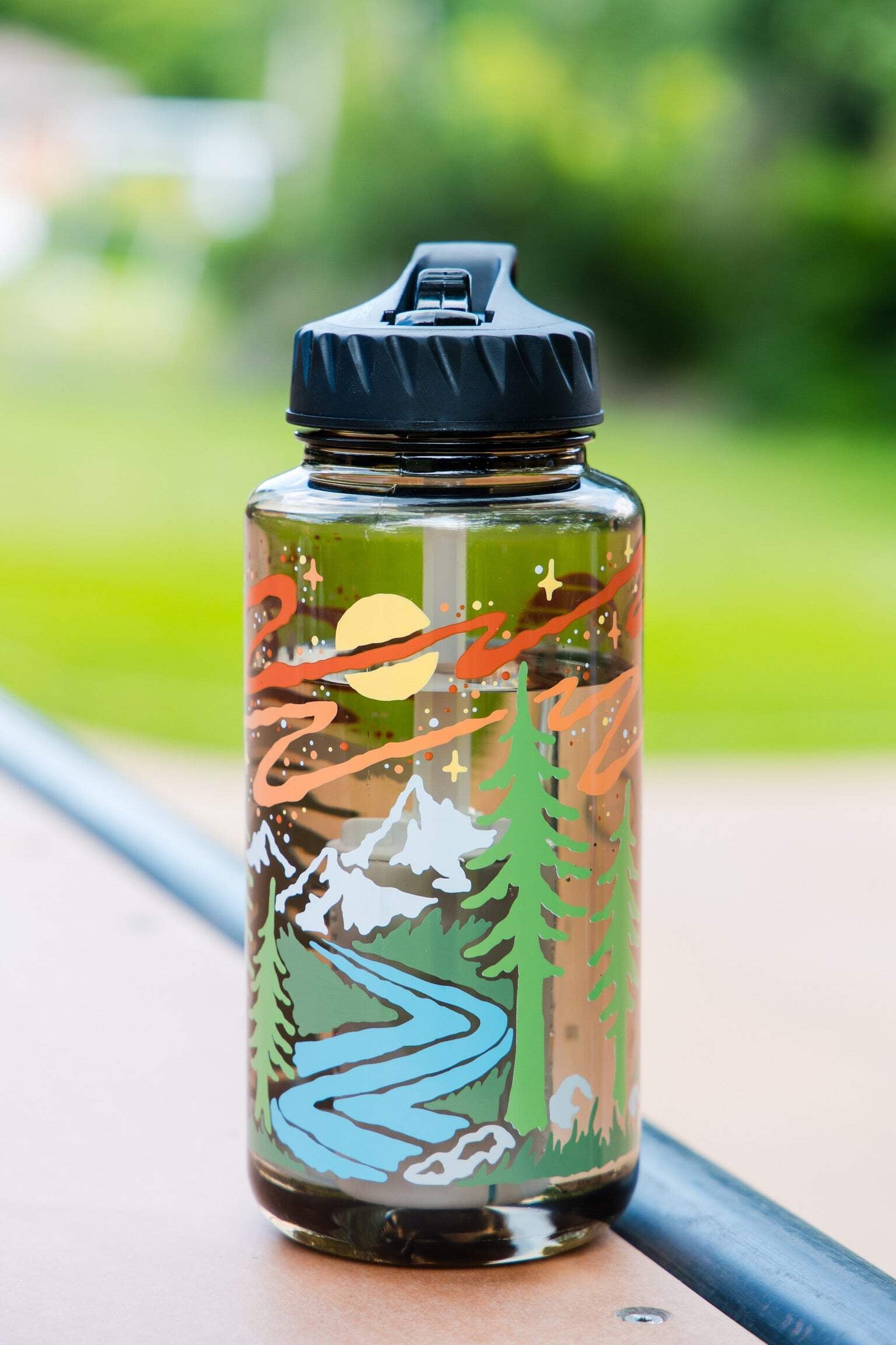 Epic Water Filters Nalgene OG Sustain Tritan USA Made Water Bottle and 75 Gallon Filter - Removes 99.99% of Water Impurities, 32oz, Atomic Child Special Edition Edition-WN99