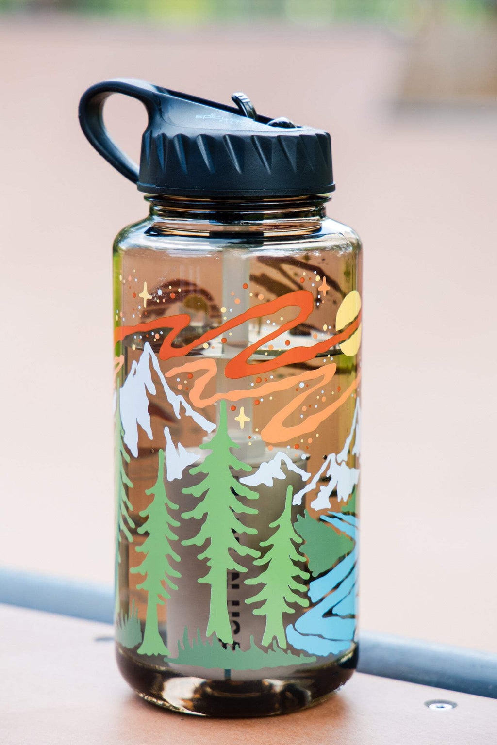 Epic Water Filters Nalgene OG Sustain Tritan USA Made Water Bottle and 75 Gallon Filter - Removes 99.99% of Water Impurities, 32oz, Atomic Child Special Edition Edition-WN99