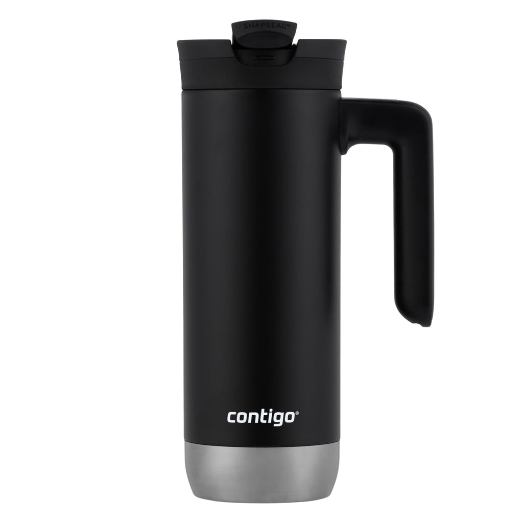 Contigo Huron 2.0 Stainless Steel Travel Mug with SNAPSEAL Lid and Handle in Black, 20 fl oz. Edition-0UFI