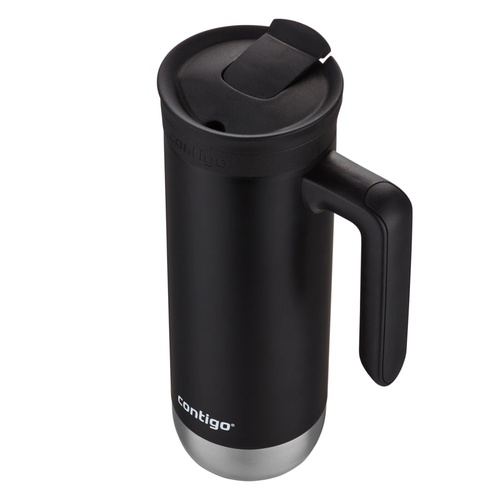 Contigo Huron 2.0 Stainless Steel Travel Mug with SNAPSEAL Lid and Handle in Black, 20 fl oz. Edition-0UFI
