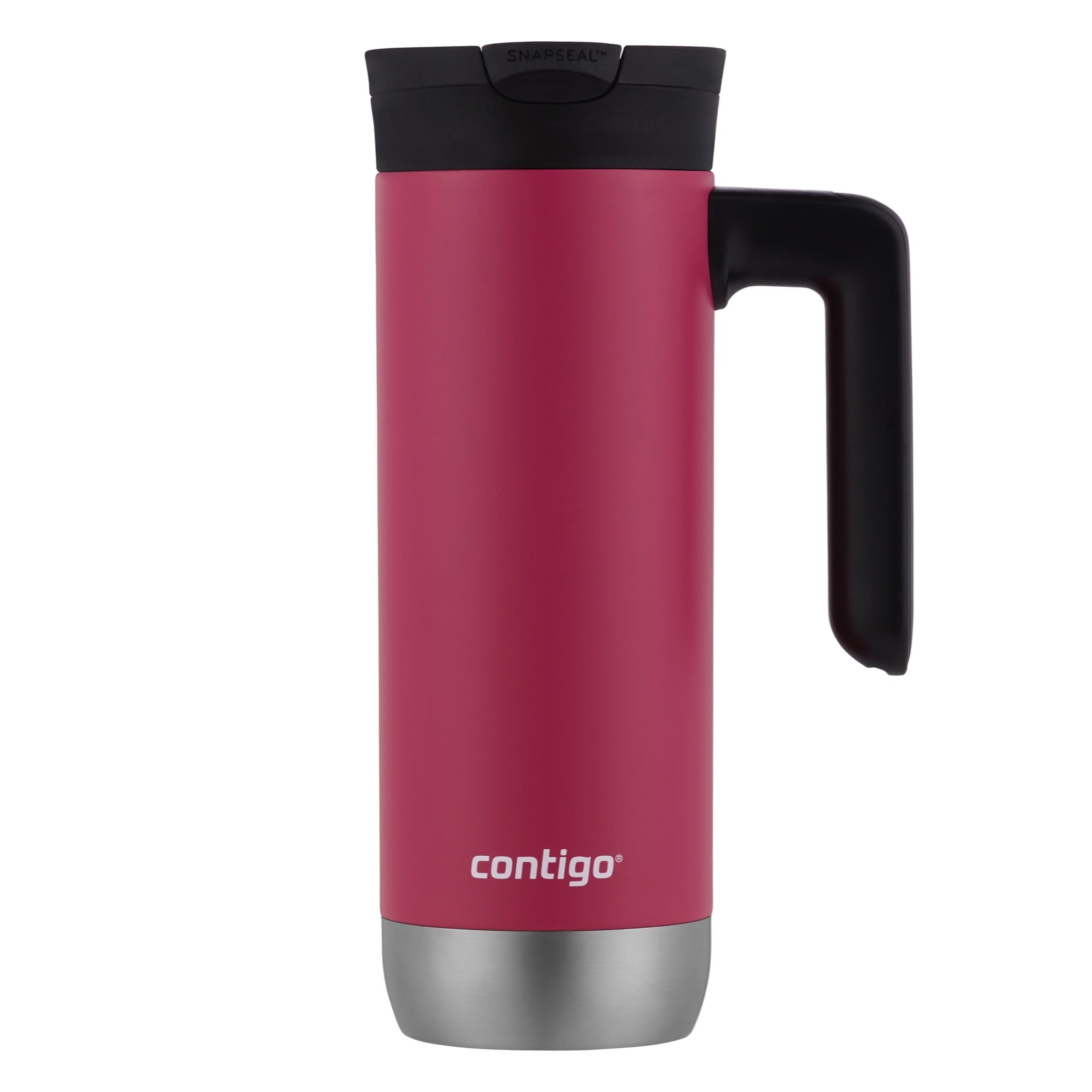 Contigo Huron 2.0 Stainless Steel Travel Mug with SNAPSEAL Lid and Handle in Black, 20 fl oz. Edition-0UFI