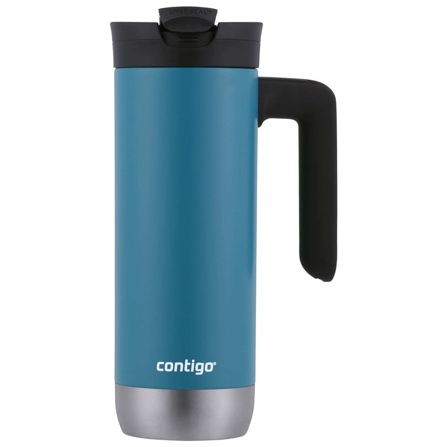 Contigo Huron 2.0 Stainless Steel Travel Mug with SNAPSEAL Lid and Handle in Black, 20 fl oz. Edition-0UFI