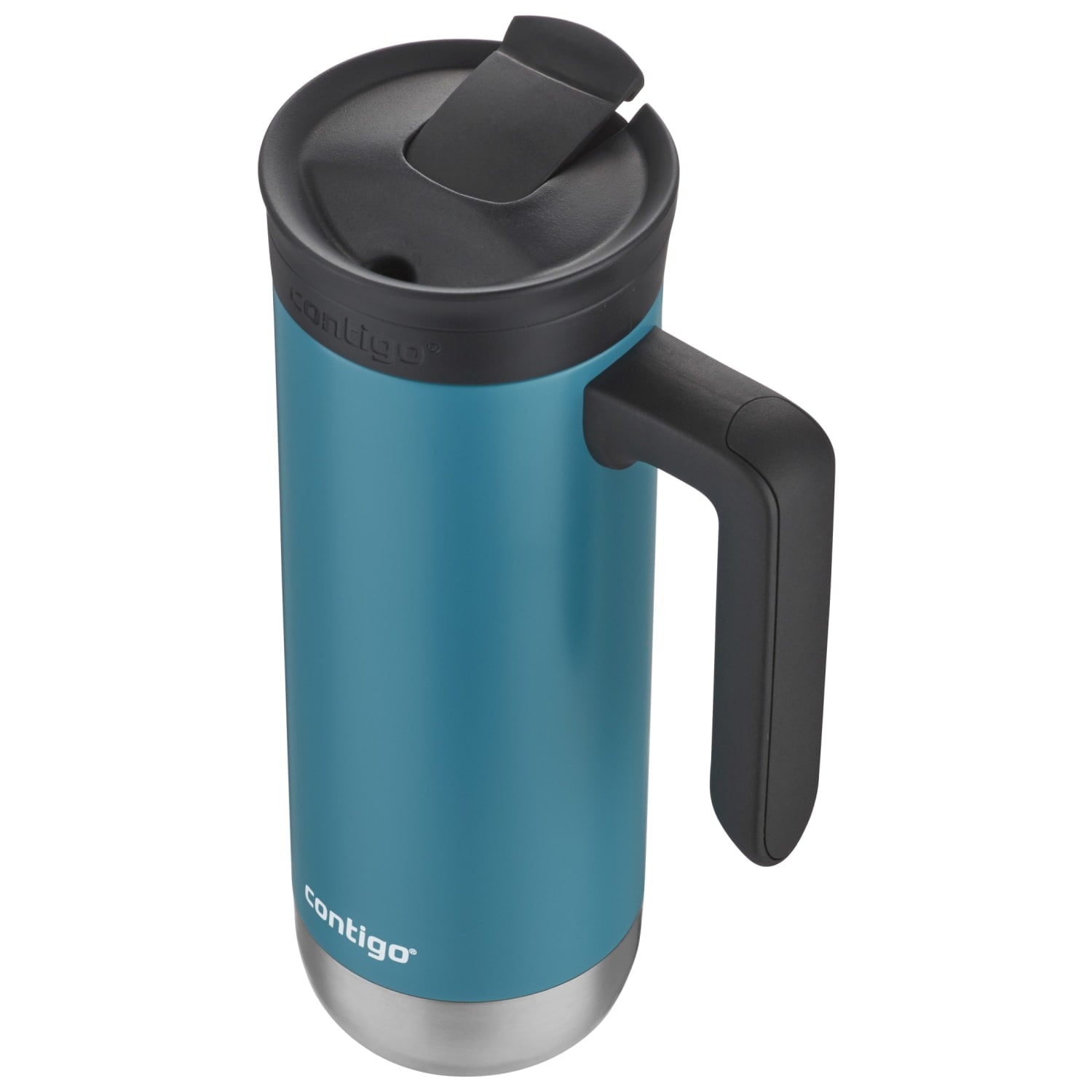 Contigo Huron 2.0 Stainless Steel Travel Mug with SNAPSEAL Lid and Handle in Black, 20 fl oz. Edition-0UFI