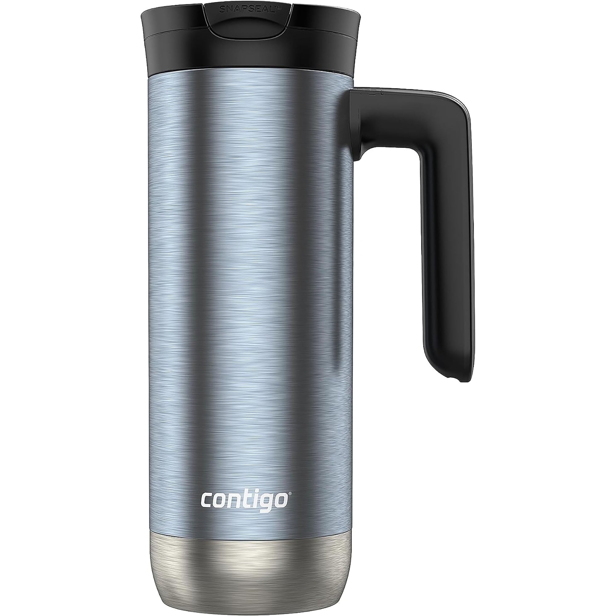 Contigo 20 oz. Superior 2.0 SnapSeal Stainless Steel Travel Mug - Dark Ice Edition-PVR5