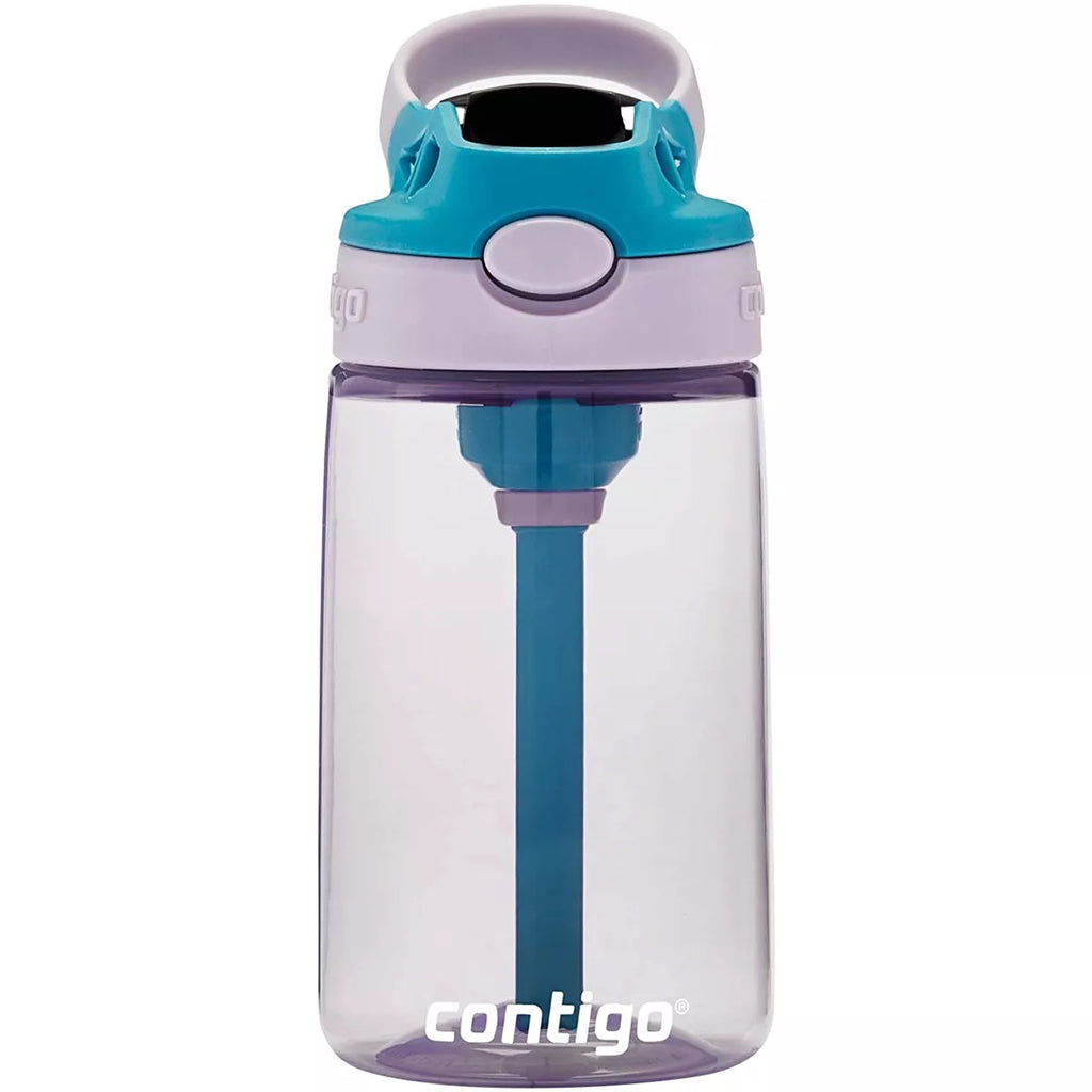 Contigo Kids Water Bottle with Redesigned AUTOSPOUT Straw, 14 oz, Grape Forest Haven Edition-W89R
