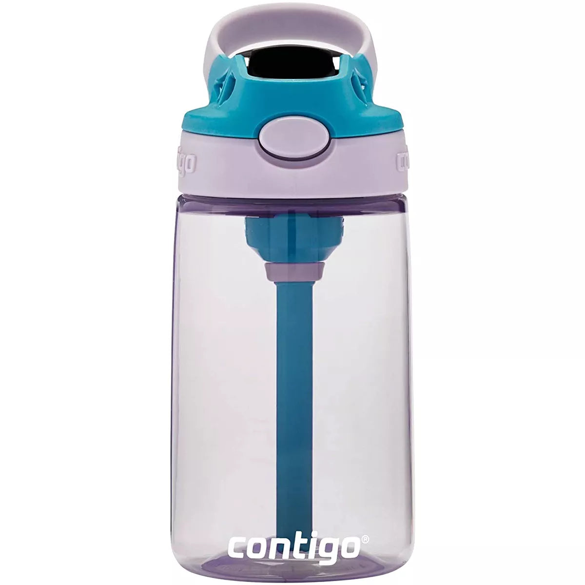 Contigo Kids Water Bottle with Redesigned AUTOSPOUT Straw, 14 oz, Grape Forest Haven Edition-W89R