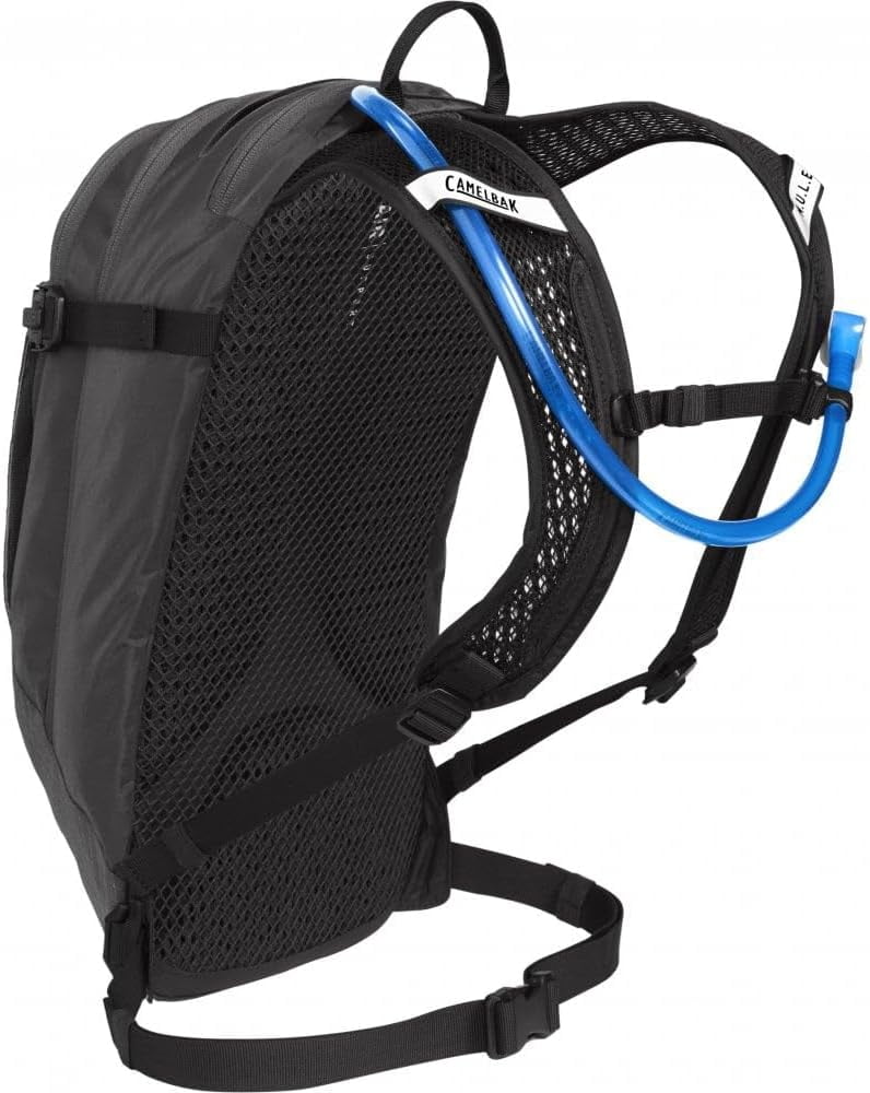 CamelBak Women's M.U.L.E. 12 Mountain Biking Hydration Pack - Easy Refilling Hydration Backpack - Magnetic Tube Trap 100oz, Charcoal/Black Edition-9WY5