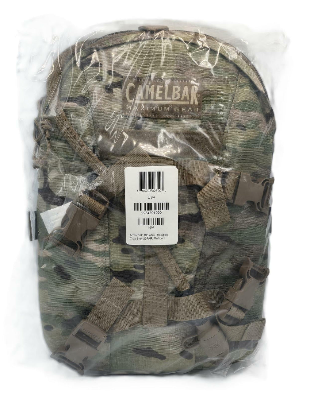 CamelBak Maximum Gear ArmorBak Military Spec Crux Short DFAR, Multicam Edition-DDF2