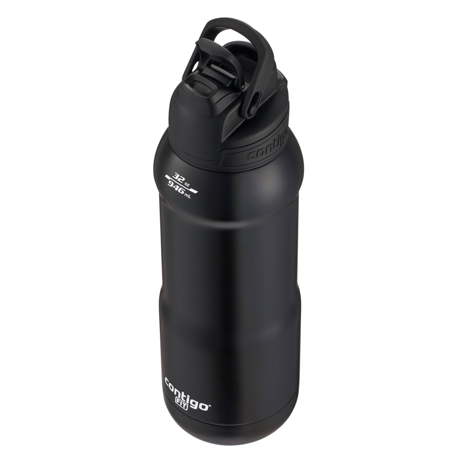 Contigo Fit Stainless Steel AUTOSPOUT Water Bottle with Straw, Blue Amp, 32 fl oz. Edition-DMJ9