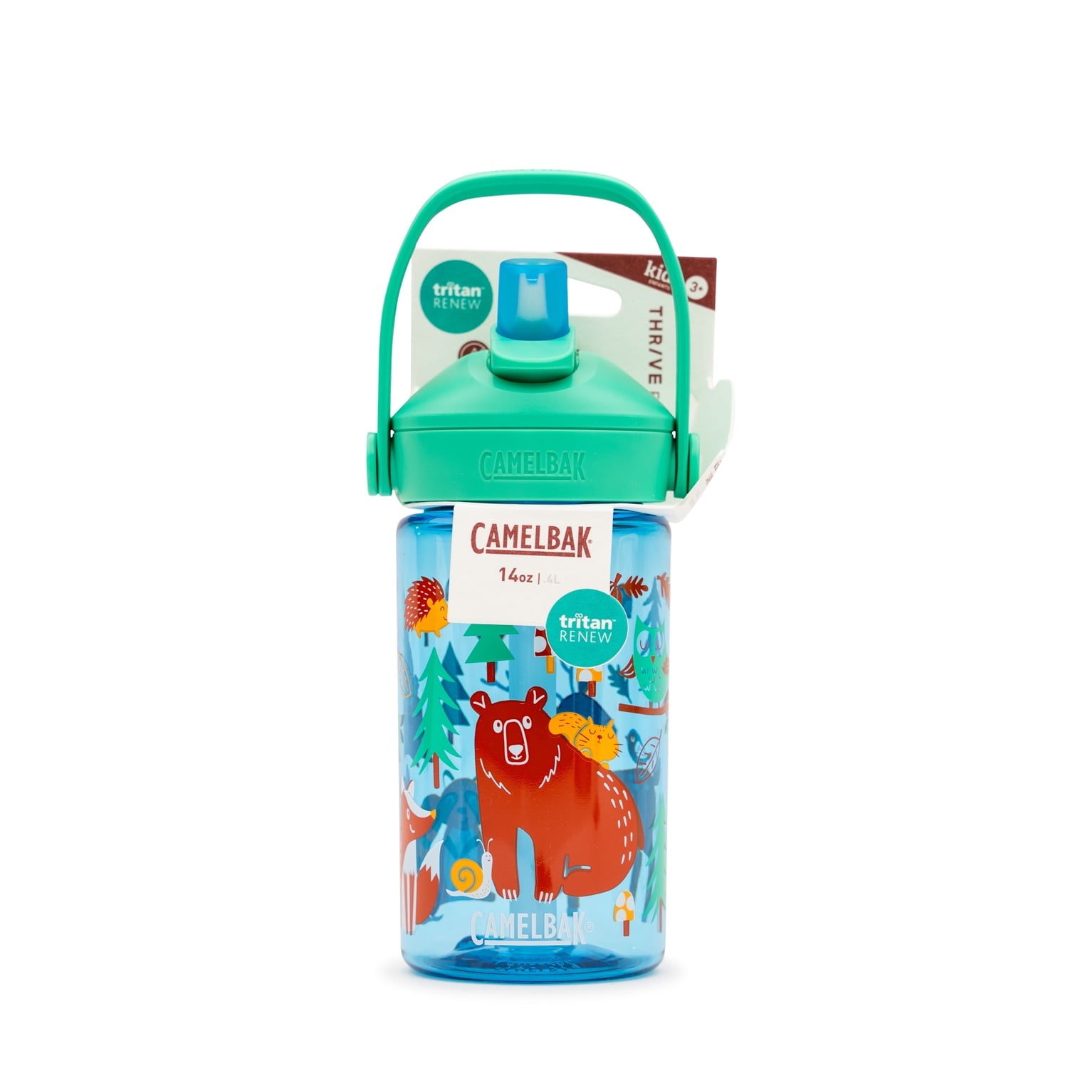Camelbak Thrive™ Flip Straw Kids 14oz Bottle, Friendly Forest Edition-RF5Z
