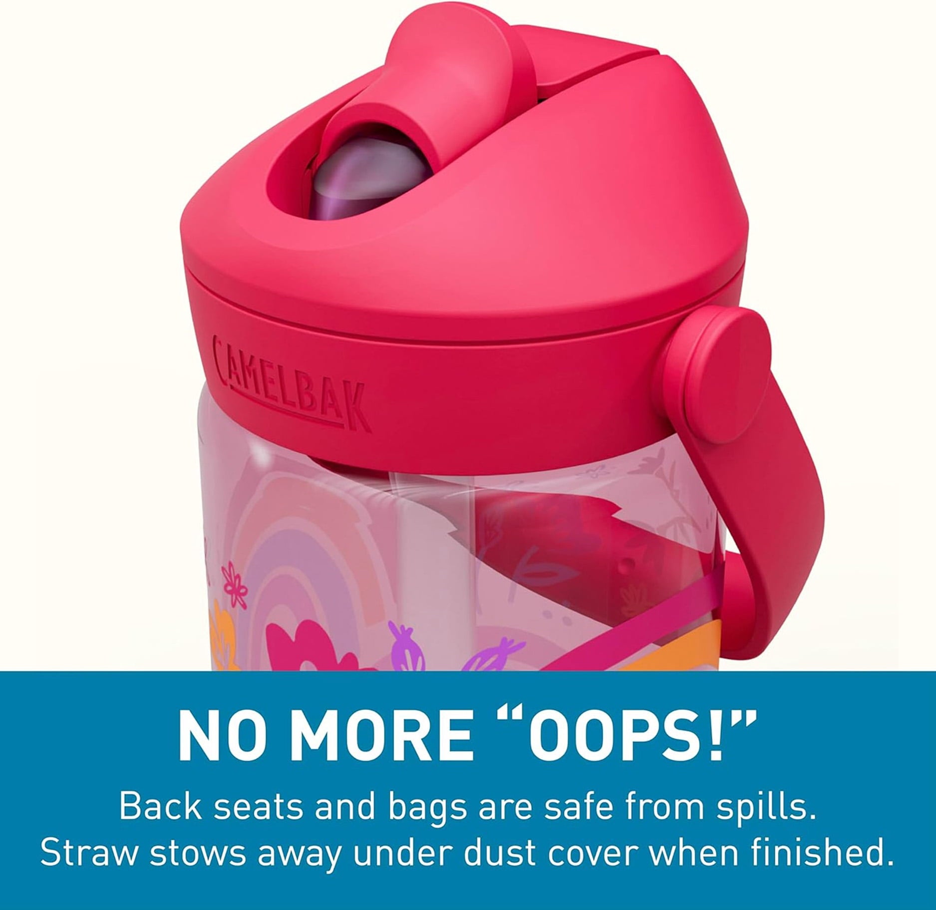 Camelbak Thrive™ Flip Straw Kids 14oz Bottle, Friendly Forest Edition-RF5Z