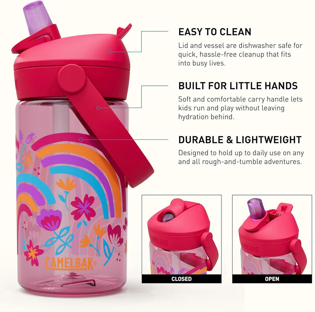 Camelbak Thrive™ Flip Straw Kids 14oz Bottle, Friendly Forest Edition-RF5Z