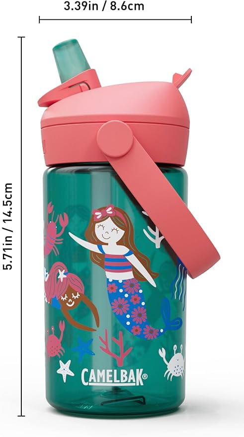 Camelbak Thrive™ Flip Straw Kids 14oz Bottle, Friendly Forest Edition-RF5Z