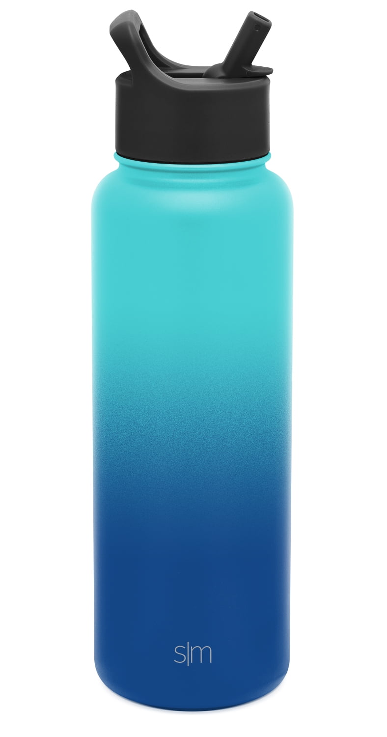 Simple Modern Summit Water Bottle Straw Lid Vacuum Insulated Stainless Steel Bottle | 18 fl oz Edition-S5J6