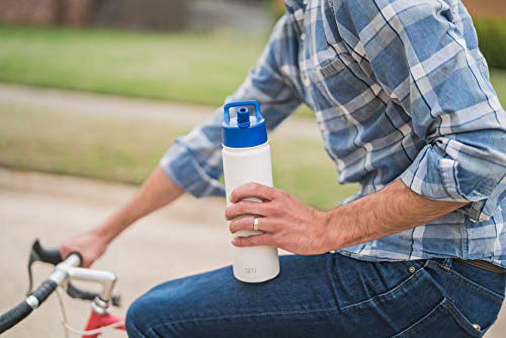 Simple Modern Summit Water Bottle Straw Lid Vacuum Insulated Stainless Steel Bottle | 18 fl oz Edition-S5J6