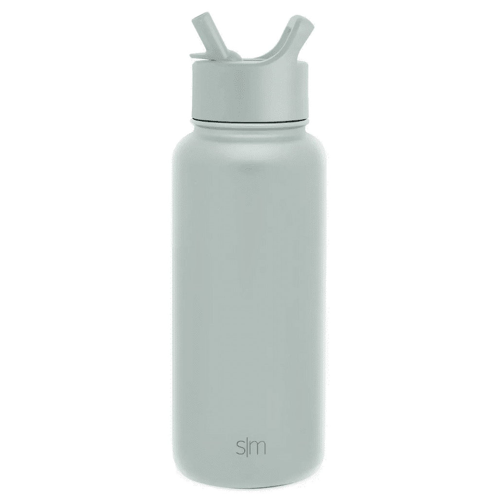 Simple Modern Summit 32oz Stainless Steel Water Bottle with Straw Lid Seaglass Sage Edition-1QUJ