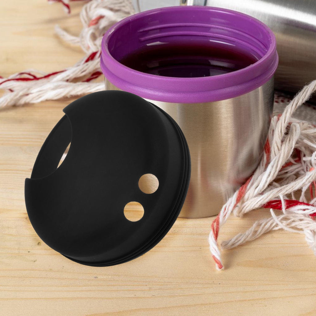 Worgeous 2pcs Splash Guarding Lid For Wide Mouth Bottle  Water Cup Anti-spill Intended Accessory Water Cup Lid Spill-proof Cap For Water Cup Compatible For Nalgene Easy Sipper Edition-CLXZ