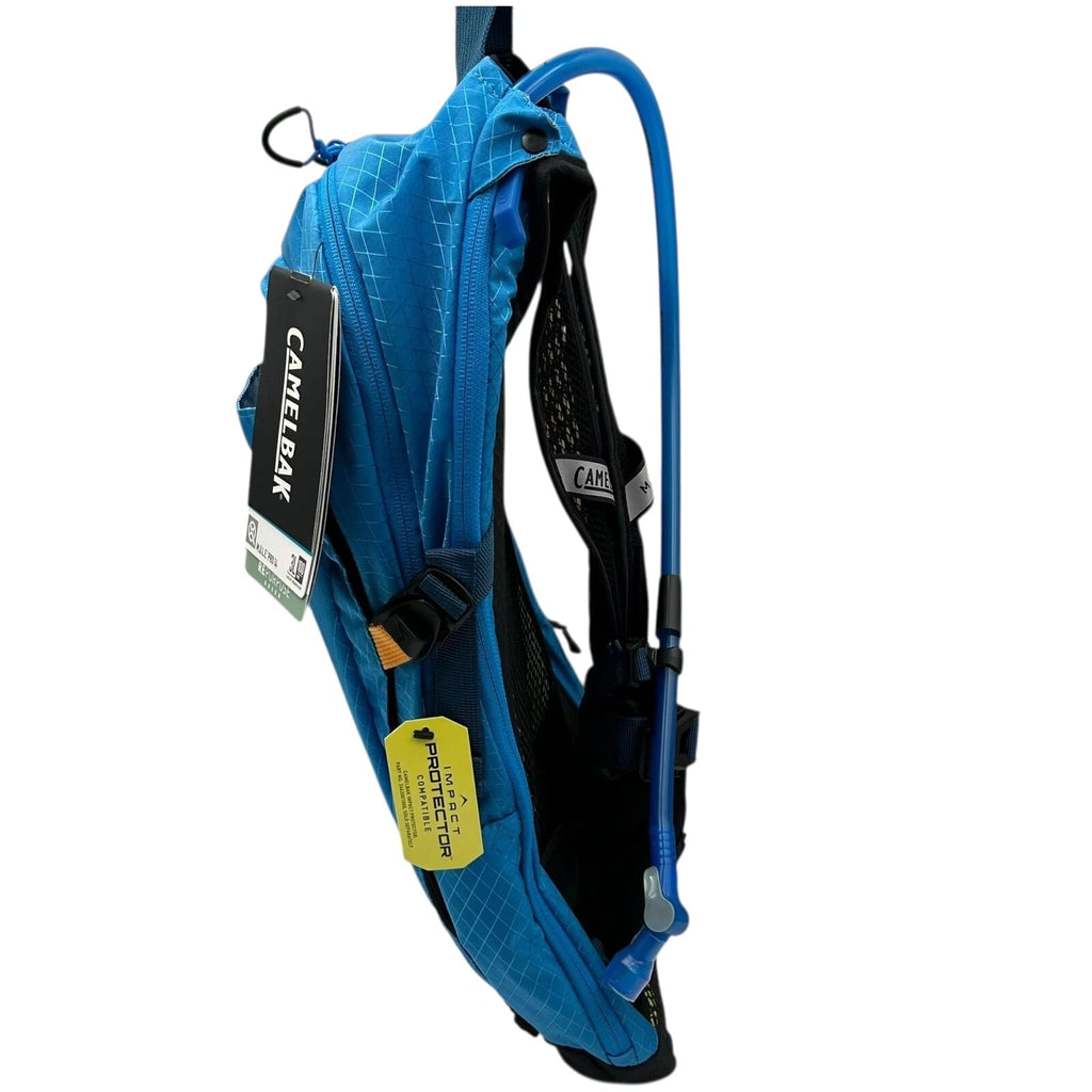 CAMELBAK M.U.L.E Pro 14L Bike Hydration Backpack 100 oz, Ibiza Blue/Orange Edition-M7M7