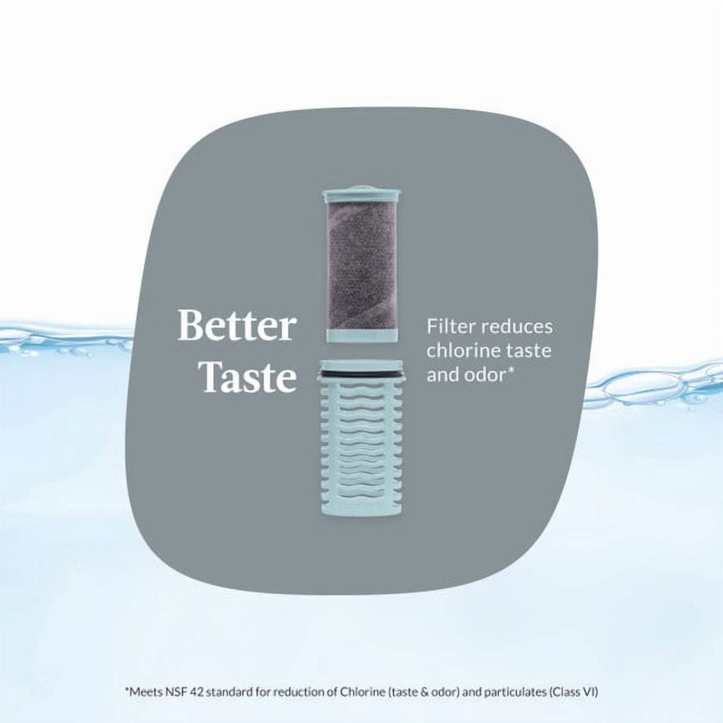 Contigo Clybourn Chill Stainless Steel FreeFlow Filter Water Bottle with AUTOSEAL, 24oz Salt Edition-ZT6U
