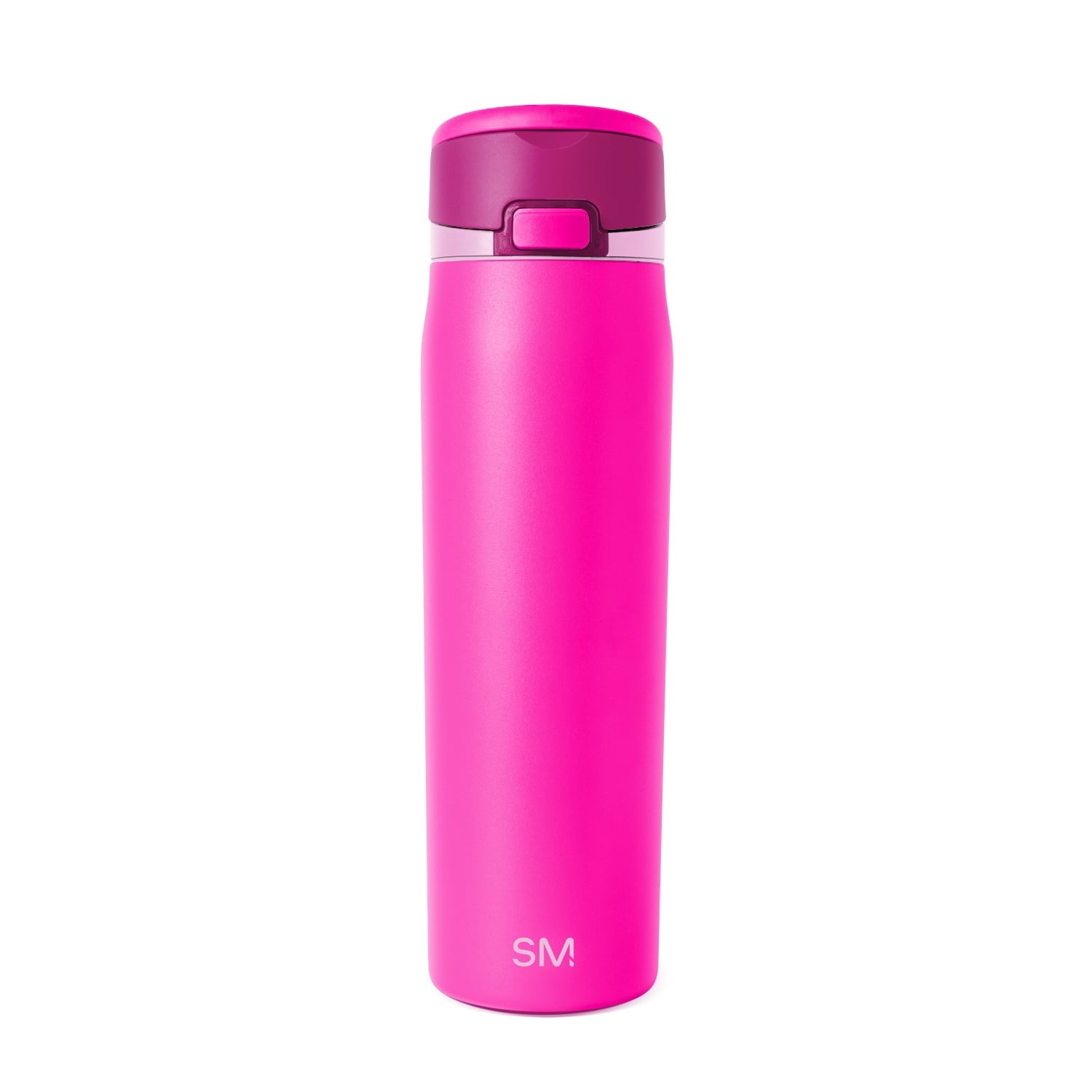 Simple Modern 24oz Mesa Loop Water Bottle with Covered Spout | Pink Champagne Edition-3YEE
