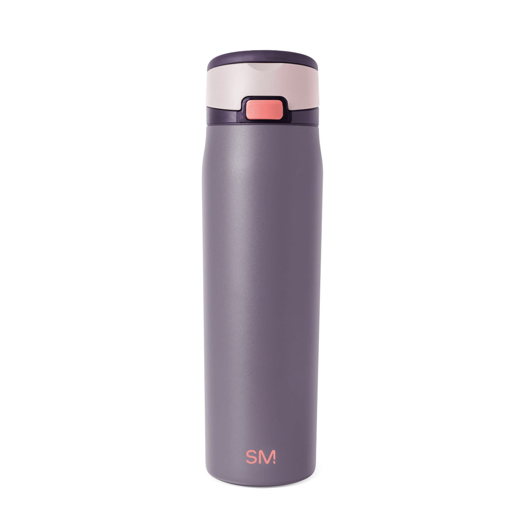 Simple Modern 24oz Mesa Loop Water Bottle with Covered Spout | Pink Champagne Edition-3YEE