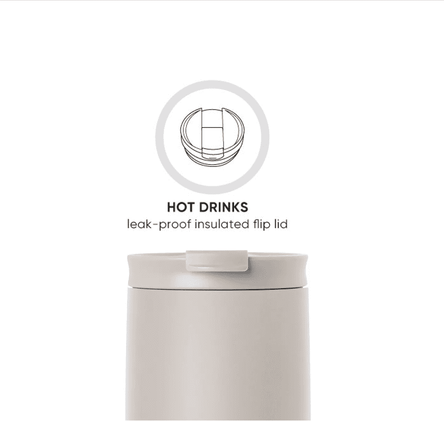 Simple Modern 16 fl oz Insulated Stainless Steel Voyager Coffee Tumbler with Insulated Flip Lid Edition-4KJ3