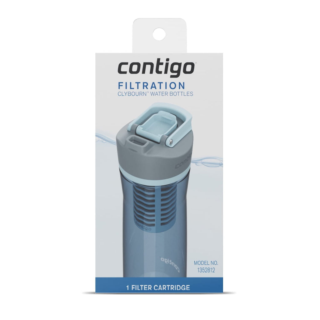 Contigo Clybourn FreeFlow Filter Water Bottle Replacement Filter, 1 Count Edition-M955