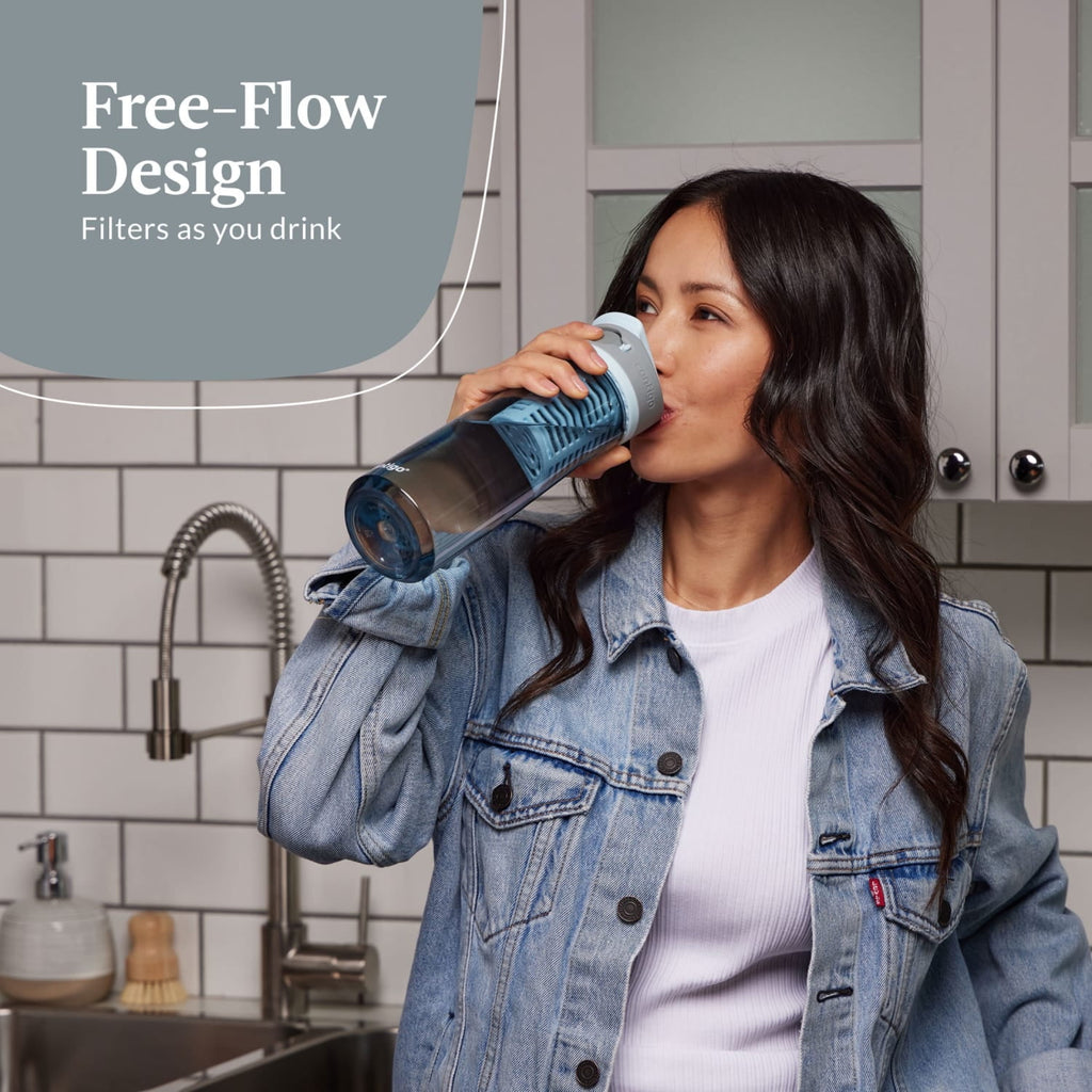 Contigo Clybourn FreeFlow Filter Water Bottle Replacement Filter, 1 Count Edition-M955