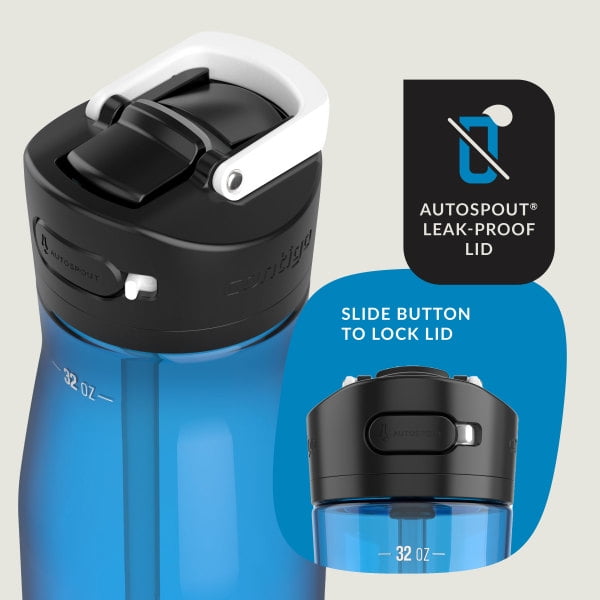 Contigo Ashland 2.0 32 oz Licorice BPA Free Water Bottle Edition-75WR