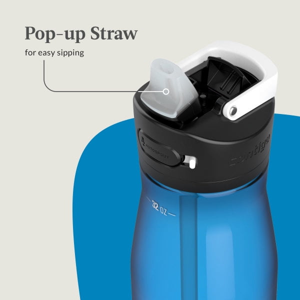 Contigo Ashland 2.0 32 oz Licorice BPA Free Water Bottle Edition-75WR