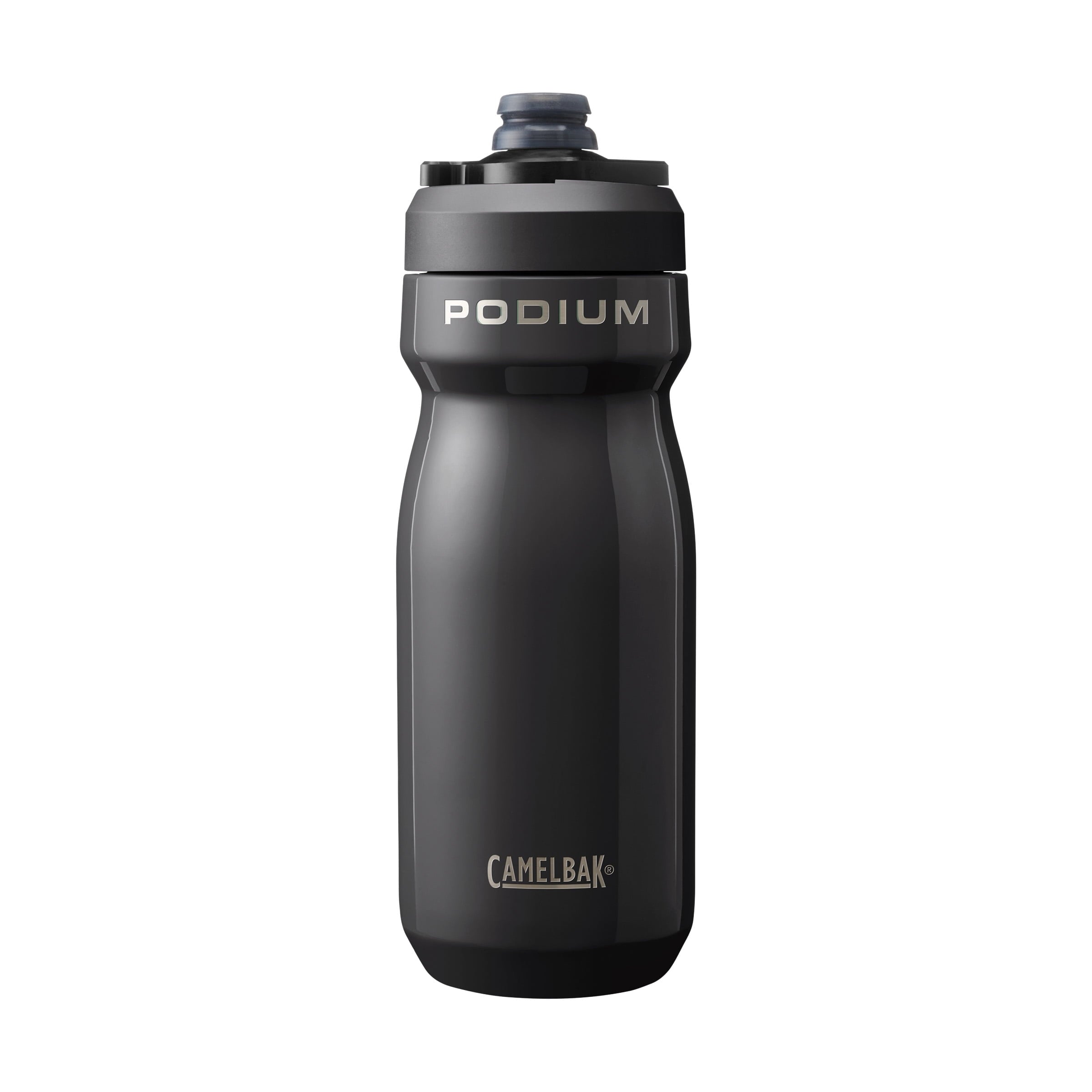 CamelBak Podium 18oz Insulated Stainless Steel Bike Water Bottle, Black Edition-JZDF
